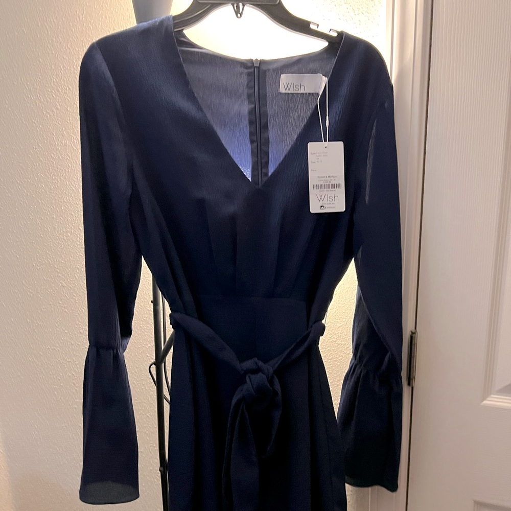 Navy evening dress